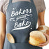 Funny Baking Aprons for Women Men, Cute Baking Gifts for Bakers, Kitchen Cooking Apron with 2 Pockets, Birthday Housewarming Gifts for Mom Wife Hu...