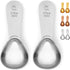 Apace Living Coffee Scoop (Set of 2) - 2 Tablespoon (2 Tbsp / 1/8 Cup / 1 oz) - The Best Stainless Steel Measuring Spoons for Coffee, Tea, and Mor...