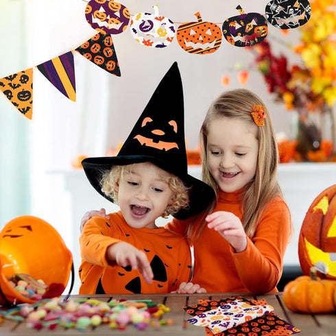 20 Pieces 10 x 10 Inch Halloween Fabric Quilting Bat Pumpkin Skull Print Patchwork Squares Craft Bundle Mixed Pattern Fabric Halloween Theme Decor...