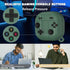 RFUNGUANGO with Keychain, Cleaning Tool Included, Gaming Console Themed Case for Samsung Galaxy Buds 2 Pro/Buds Pro/Buds Live/Buds 2/Galaxy Buds F...