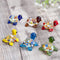 H&D HYALINE & DORA Handmade Mini Sea Turtle Art Glass Blown Sea Animal Figurine,Set of 6...