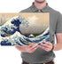 Wieco Art Great Wave of Kanagawa Katsushika Hokusai Modern Stretched and Framed Canvas Prints Artwork Abstract Landscape Pictures Paintings on Can...