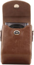 MegaGear Panasonic Lumix DC-ZS200, TZ200, Leica C-Lux Leather Camera Case with Strap - Dark Brown...