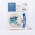 Leisure Arts Embroidery Kit 4" Teal Leaves - cross stitch kits for beginners - embroidery kit for beginners - embroidery kits for adults - embroid...