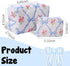 LYDZTION 2Pcs Cute makeup bag Quilted Makeup Bag for Women,Coquette Bow Makeup Bag Cotton Makeup Bag with Purse Pouch Aesthetic Stuff Travel Essen...