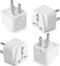 Bates- Universal Adapter, 4 Pack, Travel Adapter, UK to US Plug Adapter, Universal Plug Adapter Plug, Universal Travel Adapter, European to Americ...