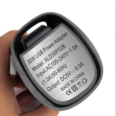 6-Port USB Wall Charger Desktop Charging Station Quick Charge 2.1,Compatible with iPhone14,Samsung,LG, Nexus, Nokia, Lumina, HTC, Pixel and More(W...