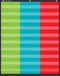 3 Column Pocket Chart (34" x 44"), TCR20324...