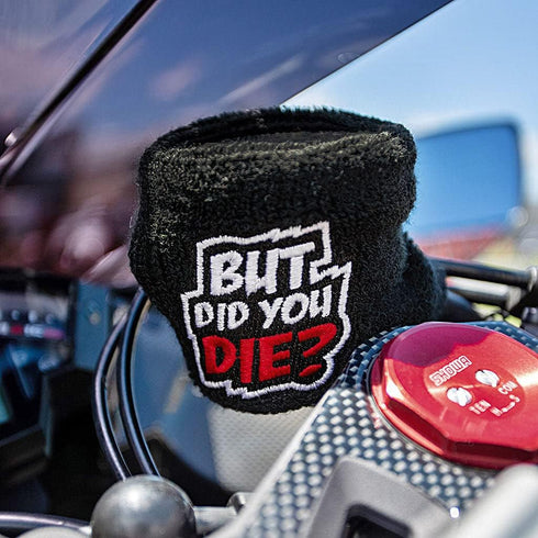 Brake Fluid Reservoir Cover Sock for Motorcycles, Sporbikes and Gifts by Moto Loot (But Did You Die?)...