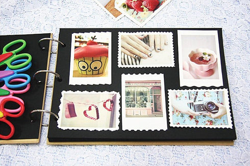 Lacework Wavy Paper Edger Scissors Pinking Shears Set for Handcraft Works(6pcs,Different Cutting Effects)...