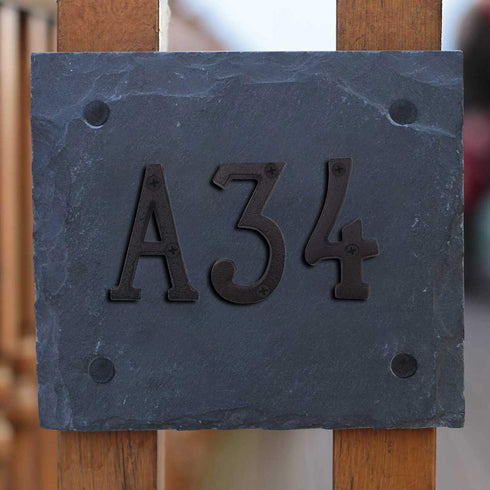 3 Inch House Numbers- Special Cast Iron Home Address Number- Easy Install (3 Inch High, 3)...
