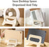 Adjustable Cutting Board Holder and Pot Lid Holder Rack for Countertop or Kitchen Cabinet...
