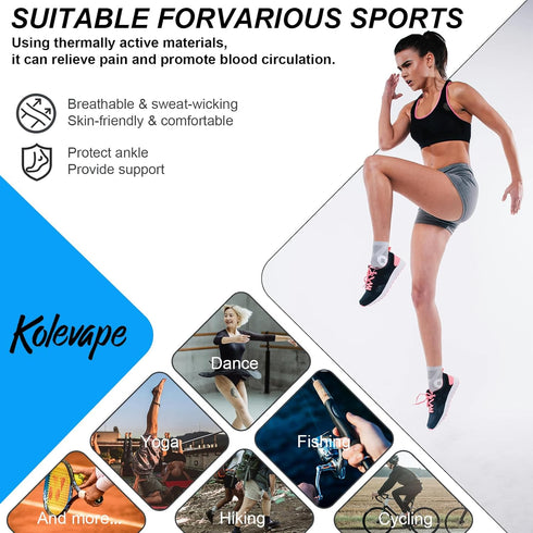 3 Pairs Neuropathy Socks for Women & Men,Nano Comprex Ankle Sleeves Protection Elastic Socks,Soothe Socks for Neuropathy Pain,Anti Fatigue Compres...