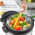 Steamer Basket, Veggie Steamer Basket for Cooking Stainless Steel Folding Vegetable Steamer Insert with Extending Removable Center Handle Expandab...