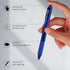 12 Pack Gel Ink Pens, 0.5mm Retractable Ballpoint Pens(Black/Blue/Red), Fine Point Smooth Pens with Soft Grip, Office Pens School Supplies for Wri...
