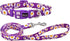 Dog Collar and Leash Set, Cute Daisy Pattern, Polyester Material, 5ft Leash, for Small Dogs.(Small,Purple Daisy)...