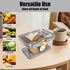 Bread Box for Kitchen Countertop?Bread Storage Container with Airtight Lid?Time Recorder Bread Box for keeping Bread, Toast?Donut?agel, Loaf Fresh...