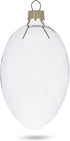 Set of 6 Clear Glass Egg Ornaments DIY Craft 4 Inches...