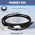 12FT Pipe Heating Cable,Heat Tape for Water Pipe Freeze Protection,120V Pipe Snow Heating De-Icing Cable for Home Supply Pipes...