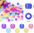 Korlon 1000 Pcs UV Beads, Glow in The Dark Pony Beads for Friendship Bracelets, Necklace Making, 8mm Kandi Hair Bead Sun Sensitive Color Changing ...