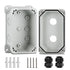 Outdoor Waterproof Electrical Box, ABS Material, Ventilation and Heat Dissipation, Cold Rolled Steel Base Plate and Wall Plate (NP-S)...