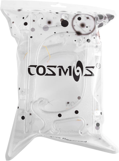 Cosmos Pack of 12 Clear Plastic Easels Plate Stands to Display Plates, Pictures or Other Items, 6 Inch Tall (Clear)...