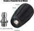 M MINGLE Turbo Nozzle for Pressure Washer, Rotating Nozzle and 5 Tips, 1/4 Inch Quick Connect, 3600 PSI, Orifice 3.0...