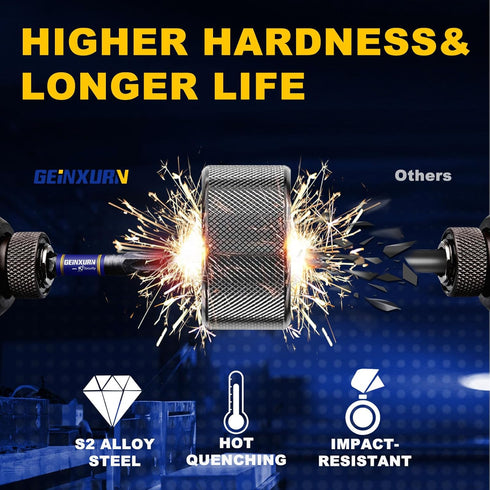 2 In. Security T15 Impact Magnetic Screwdriver Bit Set, 15Pieces #15 Torx Head Power Bit Set, S2 Alloy Steel Hollow Star Bit Set...