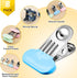 Chip Clips Bag Clips Food Clips, 8 Pack Stainless Steel Heavy Duty Chip Clips with Vinyl Covered, Upgrade Wide Chip Clips Bag Clips Food Clips Bre...