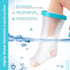 100% Waterproof Adult Cast Covers for Shower Leg, Resuable 28" Long,Easy to wear, Cast shower cover leg,foot bag for showering, post surgery water...
