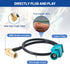 Anina Fakra Z Male to SMB Plug Adapter Connector for Factory Satellite Radio Antenna Adapter to Sirius XM Receiver Tuner Wire Harness Fit GM Ford ...