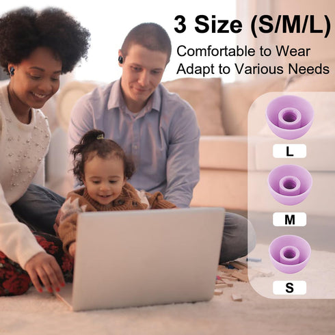 3-in-1 CleaningEartips Kit Compatible with Beats Fit Pro, S/M/L 3 Sizes 6 Pairs Soft Silicon Earbuds Tips Replacement Ear Tips, Compatible with Be...