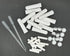 12 Sets Essential Oil Aromatherapy Tubes Inhaler Sticks Blank Nasal Inhalers(12 Complete Sticks) + 2 Polyethylene Pipette Droppers...