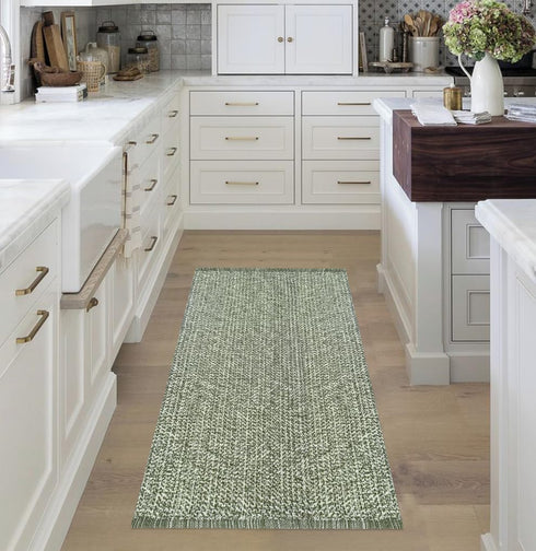 Boho Bedroom Rug,2'x4.3'Olive Green Washable Kitchen Rug Reversible Entryway Rug Throw Rug Farmhouse Hallway Rug Bedroom Floor Carpet for Foyer Ba...