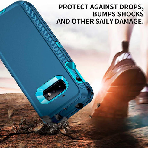 for Galaxy S10e Case,Shockproof Dropproof Dustproof,3-Layer Full Body Protection Heavy Duty High Impact Hard Cover Case for Samasung Galaxy S10e,T...