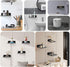 WISDING Small Floating Shelves, 6'' Wall Metal Speaker Mount Shelves for Bluetooth Speaker, Webcam, Cell Phones, Mesh Router, Toy Display Shelf Sp...
