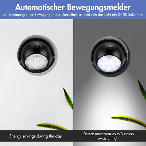 Motion Sensor Outdoor Lights, Outdoor Motion Sensor Light Battery Operated Wireless Waterproof Motion Detector Security Wall Light Auto On Off for...