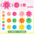 18 Pcs Paper Flowers Decorations for Wall DIY Paper Flower Bulletin Board 3D Fiesta Paper Floral Backdrop Decoration for Photo Backdrop Classroom ...