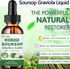 Soursop Graviola Liquid Drops, Organic Soursop Leave Extract w/Sea Moss, Elderberry Vitamin C and Zinc, 16-in-1 Soursop Bitters Liquid for Cell Su...