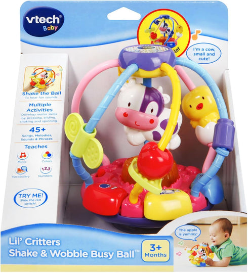 VTech Baby Lil' Critters Shake and Wobble Busy Ball, Purple...