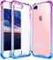 GeekZone iPhone 8 Plus Case, iPhone 7 Plus Case, Crystal Colorful Shock Absorption Technology Case Hard Back Panel TPU Bumper Drop Protection for ...