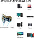 HDMI Right Angle D Type Panel Mount Adapter Connector Extender Socket Series D-Type HDMI Coupler Female to Female Glod Plated Connector with Screw...