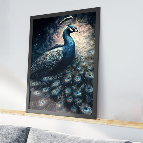 Beautiful Peacock Rice Paper, 11.5 x 16 inch - for Decoupage Furniture Crafts...