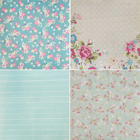 levylisa 8x8 Cardstock Paper Pad Designer Paper Pad Floral Scrapbook Paper Decorative craft Paper (40 sheets? (005)...