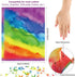 6 Sheets Tie Dye Iron on Vinyl, Ombre Glitter Vinyl Sunflower Heat Transfer Vinyl Rainbow HTV, 10 x 12 Inch Watercolor Pastel Heat Transfer Vinyl ...