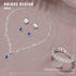 Rhinestone Jewelry Set Bridal Jewelry Sets Silver Prom Jewelry Sets Sparkly Wedding Necklace Jewelry Accessories for Women...