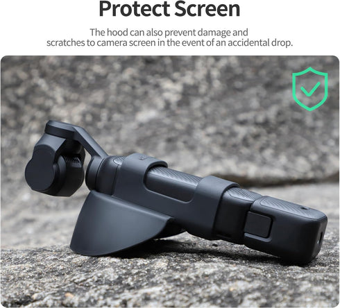 Pocket 3 Screen Sun Hood Sunshade for DJI Osmo Pocket 3 Camera Screen Shade Protector Lens Sunshade Cover Protector Guard Protection Accessories...