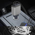 Retractable Car Charger, 4 in 1 Fast Car Phone Adapter 66W, Retractable Cables and USB Car Charger,Compatible with iPhone 15/14/13/12/11/10,iPad,G...