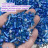 90g Mix Glass Seed Beads Tube Beads Bugle Beads,3000pcs Glass Bulk Spacer Beads Multi Size 1.5-4.5mm Glass Beads Kit for Jewelry Making DIY Craft ...