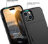 Nvollnoe Compatible with iPhone 15 Case with Card Holder Heavy Duty Protective Dual Layer Shockproof Hidden Card Slot Slim Wallet Phone Cover for ...